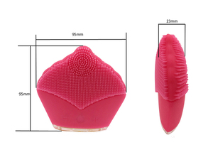 USB 충전식 방수 페이스 마사저 실리콘 세안 브러쉬 - Product Image 1