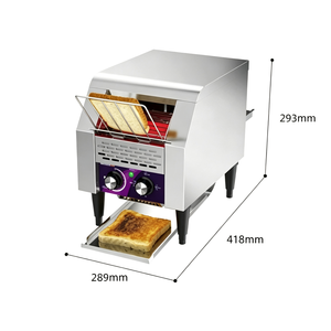 Tostadora Comercial de Acero Inoxidable, Tostadora Eléctrica Continua para Pan, para Hoteles, Cafeterías, Restaurantes, <span class=keywords><strong>Desayunos</strong></span> - Product Image 6