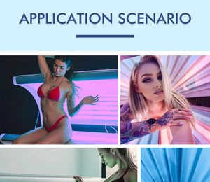 Cabina de Bronceado <span class=keywords><strong>Solarium</strong></span> con Luz Roja UV, Cabina de Bronceado Vertical UV para Tratamiento del Acné, Máquina de Bronceado Artificial - Product Image 6