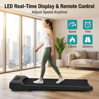 Tapis de marche motorisé silencieux ultra-mince pour la maison et le bureau, portable, fin, avec télécommande, ODM