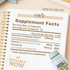 Kapsul Garcinia Cambogia Alami OEM&ODM 60% Asam Hidroksisitrat Pengatur Berat Badan Detoks untuk Membentuk Tubuh Stok Tersedia - Product Image 5