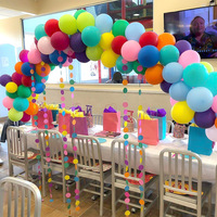 Ensemble de support de ballon réglable avec socle gonflable Wate Clip de fête de ballon support d'arche colonne de ballon de ballon
