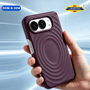 Coque de téléphone à chargement sans fil en silicone liquide avec anneau magnétique pour iPhone Duo avec doublure en microfibre OEM/ODM Vente en gros 2026 - Product Image 3