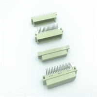 Connecteur Européen 3*16P 332 DIN 41612, 2 Rangées (AB), Femelle Droit, Mâle Coudé Droit