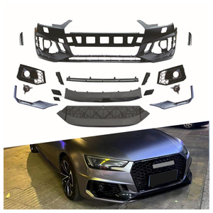 Kit de Carrocería para <span class=keywords><strong>Audi</strong></span> <span class=keywords><strong>A4</strong></span> 2017-2020, Actualización de Parachoques Delantero y Trasero al Estilo RS4, Nuevo - Product Image 5