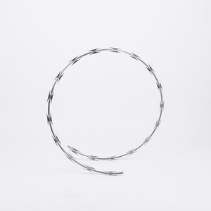 ขดลวดลวดหนามกลมแบบจุ่มร้อนรั้วรักษาความปลอดภัยแบบคอนเวอร์ติน่าขดลวดกลมทำจากสเตนเลสทรงกลม - Product Image 5