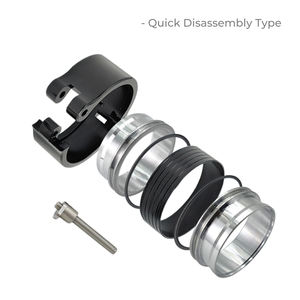 Ensemble de système de serrage HD Performance de pince à dégagement rapide pour tuyau de refroidisseur intermédiaire de corps d'accélérateur 2 "<span class=keywords><strong>51mm</strong></span> OD Turbo - Product Image 2