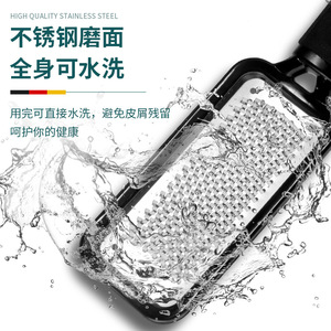 Pierre ponce ovale en acier inoxydable pour éliminer les callosités des pieds, pour usage domestique - Product Image 3