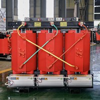 Transformateur sec de type SCB14 à enroulement en aluminium, 3 phases, 10 kV, 1000 kVA, résine époxy, refroidissement par air, taille compacte, pour campus scolaire