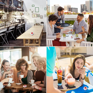 Daytech OEM P6 düğme bakıcı SOS verici zaman ekran alıcısı acil durum sinyali çağrı cihazı çağrı sistemi - Product Image 5