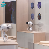 Meuble de Présentation Électronique Moderne et Écologique pour Téléphones et Accessoires – Éclairage LED Mobile Intégré pour Magasin de Téléphonie