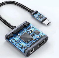 Adaptateur de charge pour casque de jeu haute performance de type C à 3,5 mm pour Samsung iPad Pro, connecteur droit