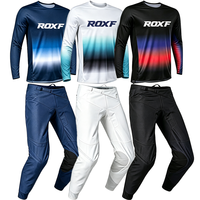 Ensemble de combinaison de motocross personnalisée pour homme, maillot de moto à manches longues et pantalon, équipement complet pour la conduite de moto tout-terrain