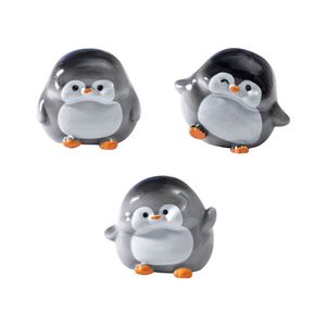 weij peyzajları yeni q-sevimli küçük penguen bebekleri, kendin yap yılbaşı süsleme aksesuarları, masaüstü araba reçine küçük süs eşyaları - Product Image 1