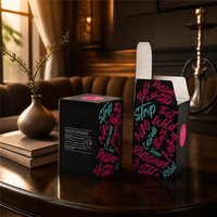 Caja de Papel Resistente Estilo Graffiti para Cachimba, Caja de Embalaje Corrugada con Logotipo Personalizado, Caja de Accesorios de Lujo para Shisha