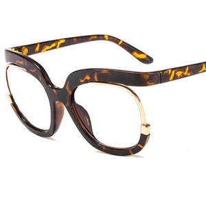 Gafas de sol redondas de tamaño grande para mujer, anteojos de sol femeninos de medio marco personalizados, superventas en <span class=keywords><strong>Amazon</strong></span>, <span class=keywords><strong>2022</strong></span> - Product Image 1