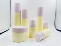 Botol pompa botol busa plastik, wadah kemasan kosmetik Losion Serum 15ml 30ml 50ml botol pompa tanpa udara