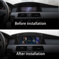 Radio para Auto con Pantalla de 8.8 Pulgadas, Android 14, 128 GB, 8 Núcleos, CARPLAY para BMW Serie 5 y 3, E60, E61, E62, E63, E90, E91, E92, E93, Cic, Ccc, 4G