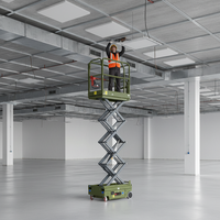320kg Mini Elektrische Scherenhebebühne 4m 9m 18m Gerüst für Innen- und Außenbau OEM