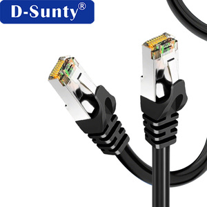 Cat6 black28awg/26AWG/24AWG vá dây cat6A đồng trần Ethernet Cáp S/<span class=keywords><strong>FTP</strong></span> RJ45 <span class=keywords><strong>cat</strong></span> <span class=keywords><strong>6</strong></span> 4 cặp <span class=keywords><strong>RoHS</strong></span> LAN Cáp thông tin liên lạc - Product Image 4