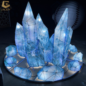 SGL66 Ice World Lantern Ausstellung Handmade Custom ized Ice Shards Seiden laterne Festival für die Dekoration - Product Image 1