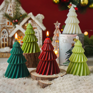 Regalo di <span class=keywords><strong>natale</strong></span> decorazioni per la casa 3D Creative fatte a mano albero di <span class=keywords><strong>natale</strong></span> aromaterapia candele profumate - Product Image 2