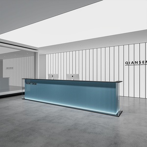 Mostrador <span class=keywords><strong>de</strong></span> Recepción Comercial Moderno <span class=keywords><strong>de</strong></span> Alta Gama Yicheng, Diseño <span class=keywords><strong>de</strong></span> Lujo, Mostrador <span class=keywords><strong>de</strong></span> Recepción para Salón <span class=keywords><strong>de</strong></span> Belleza, Boutique, Cajero para Hotel - Product Image 3