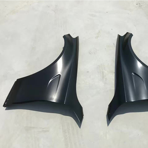 Aile de remplacement en ABS à ajustement parfait et géométrique pour Mercedes Classe C C63 W205 2015-2021 Noir brillant/Aspect carbone - Product Image 5