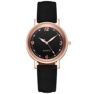 New Luminous <b>Watch</b> for Women, Leather Strap, Casual Fashion Trendy Women's <b>Watch</b> - Product Image 5