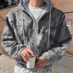 Sudaderas con Capucha Personalizadas con Estampado de Camuflaje y Cremallera, <span class=keywords><strong>Ropa</strong></span> Urbana de Moda, <span class=keywords><strong>Ropa</strong></span> de <span class=keywords><strong>Marca</strong></span>, Sudaderas para Hombre - Product Image 1