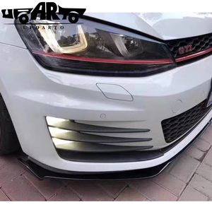 Parti Auto in ABS Effetto Fibra di Carbonio, Set Completo Spoiler Paraurti Anteriore Tipo <span class=keywords><strong>MAX</strong></span> per VW Volkswagen Golf 7 Mk7 VII - Product Image 4