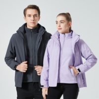 Veste 3-en-1 de luxe pour homme, style designer, multi-couleurs, grandes tailles, avec doublure amovible, imperméable, idéale pour le travail et les activités de plein air – Nouveauté usine, vente chaude
