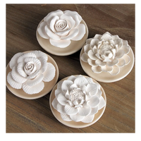 Diffuseur OEM de Cactus blanc diffuseur de parfum et d'huile essentielle diffuseur de porcelaine avec huile essentielle de menthe poivrée