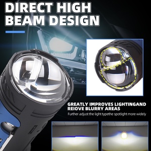 Sanvi G3 12V 5500K 35W <b>H4</b> Mini LED Projector Lens Headlights for Automotive Fit for Hilux Universe Fit Models New - Product Image 3