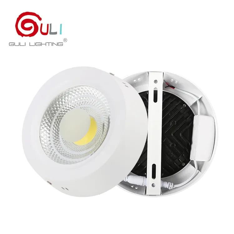 Decoration Lamps Down Light Iron Round Shape Small Panel Lamp 12w 18w 25w 30w Ceiling Surface Mount Led Downlight