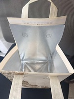 Sac isotherme personnalisé en aluminium non tissé pour livraison de repas, boulangerie, lait et thé à emporter