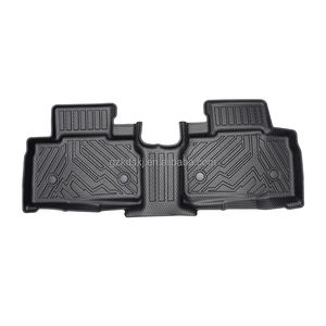 พรมปูพื้นรถยนต์ดีไซน์ใหม่ 3 มิติ กันลื่น กันน้ำ วัสดุ TPE สำหรับรถยนต์ฟอร์ด เอ็กซ์พลอเรอร์ 3.0L Platinum 4WD 6 ที่นั่ง ปี 2020 - Product Image 4