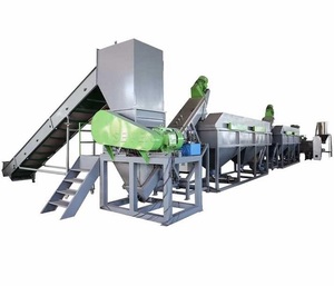 Chất thải nhựa tái chế máy PP PE phim <span class=keywords><strong>polythene</strong></span> dòng mới xây dựng vật nuôi nghiêng động cơ động cơ bao gồm khử nước - Product Image 1