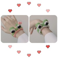 Vente chaude célébrité fini dessin animé ours Bracelet Wol tricoté à la main mignon lapin oreille Bracelet Couple cadeau créatif