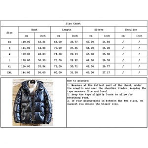 Chaqueta Acolchada con Capucha, Brillante y Térmica, de Poliéster, con Logotipo Personalizado al por Mayor, Unisex, para Hombre y Mujer, Tallas Grandes - Product Image 5