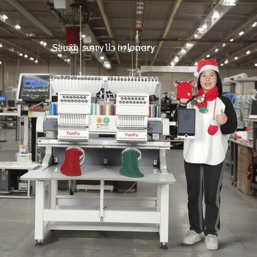 2 Heads 12 Needles Multifunctional Tshirt Hoodies Wedding Dress Dahao A15 PRO Computer Embroidery Machines