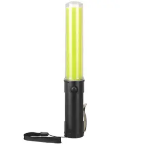 Green security baton battery operated Magnetic LED flashing traffic light baton