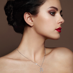 YILUN <span class=keywords><strong>Collana</strong></span> <span class=keywords><strong>con</strong></span> Ciondolo a Due Ragazze in Argento Sterling 925 Placcato Rodio, Gioiello Impermeabile per Amicizia e Sorellanza - Product Image 5