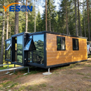 บ้านคอนเทนเนอร์สำเร็จรูปขนาด 40 ฟุต สไตล์โมเดิร์น ขยายได้ หรูหรา ใช้เป็นโรงแรม อพาร์ทเมนท์ หรือบ้านพักพักผ่อนกลางแจ้งแบบพับได้ - Product Image 2