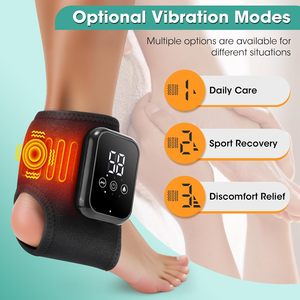 Masajeador de Pies Inalámbrico Recargable por USB con Compresa Caliente y Vibración para Fascitis Plantar - Product Image 5