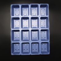 Plateau de démarrage de graines en plastique, 1 pièce, trous à cellules simples, réutilisable, pour plantation de graines