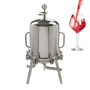 Noble Rot Chinese Rice Wines Fortified Port Sparkling Wine Sherry Cartridge Filtration Stainless Steel Filter Housing