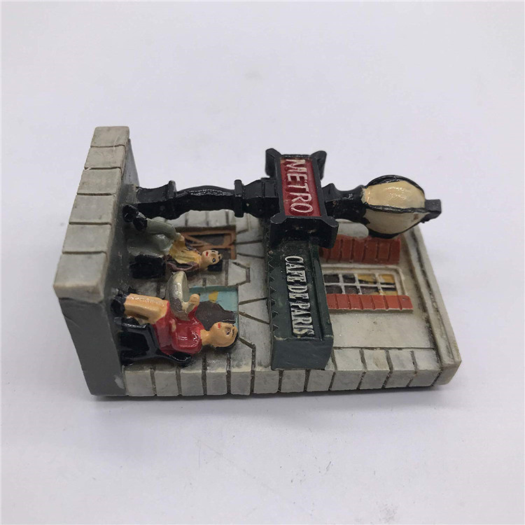 Paris France 3D Fridge Magnet Souvenir Gift,Handmade Resin Home & Kitchen Decoration Paris Refrigerator Magnet Collection
