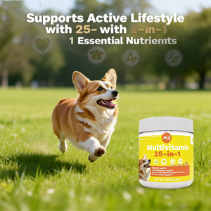 OEM11 en 1 Friandises à Mâcher pour Chiens avec <span class=keywords><strong>Glucosamine</strong></span> Chondroïtine Soutien Articulaire Hanches Santé Immunitaire Vitamines Multivitamines Compléments Alimentaires - Product Image 4