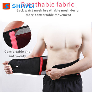 Shiwei Breathable Lumbar Support Belt Mesh Back Waist Protection Exercise Fitness Universal Size <b>Wrap</b> Around - Product Image 4
